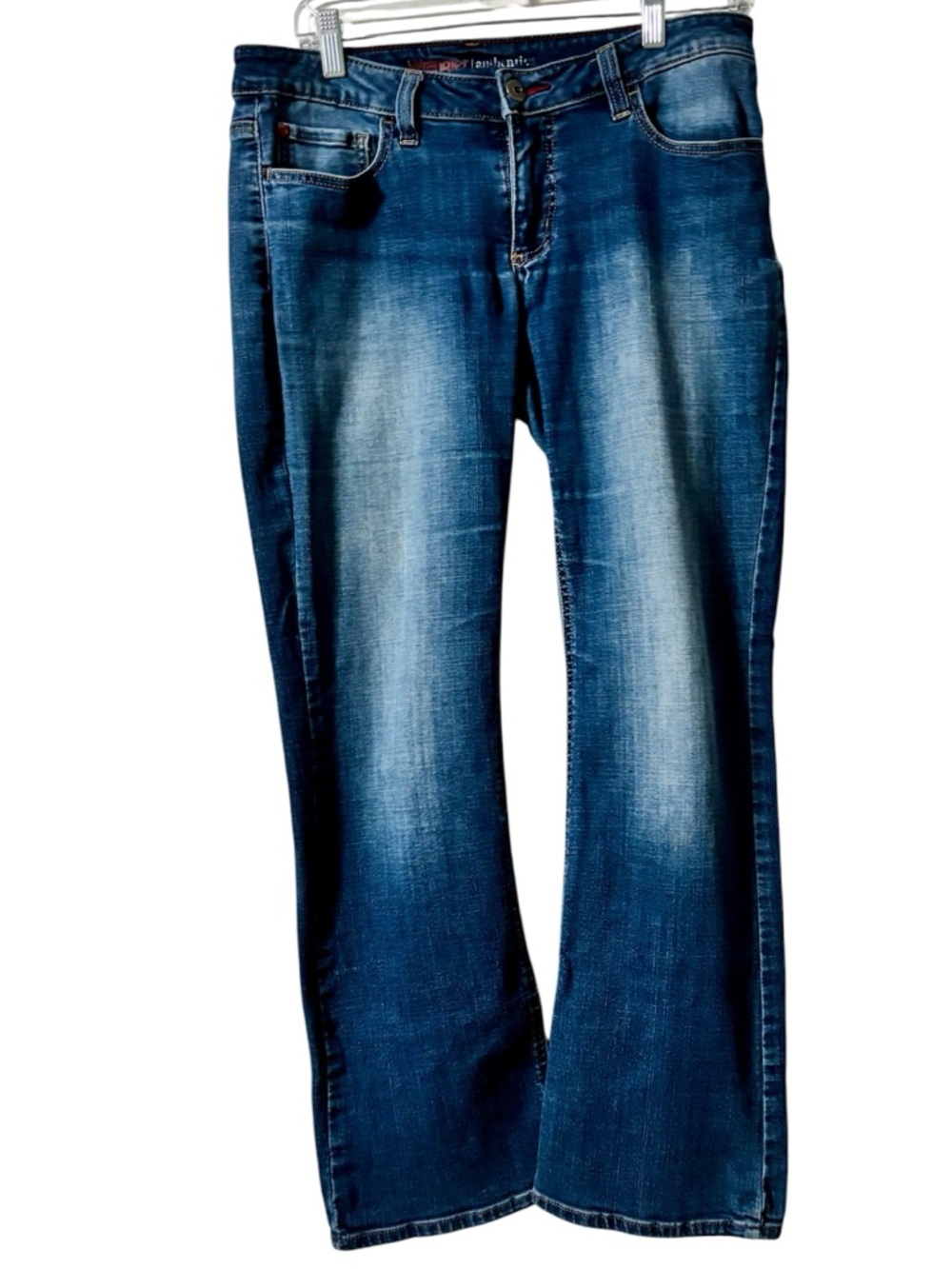 Wrangler Women’s Boot Cut Jeans in Dark Blue Wash